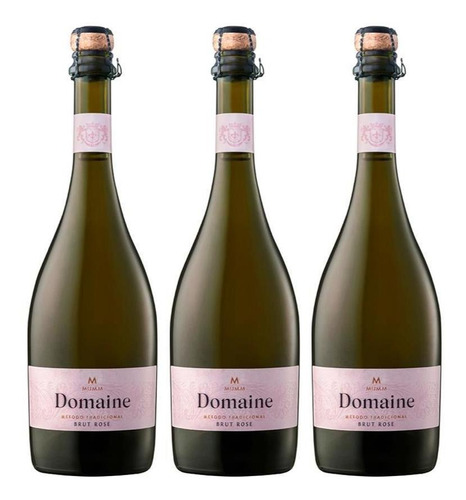 Champagne Mumm Domaine Brut Rose 750ml Espumante X3 Oferta