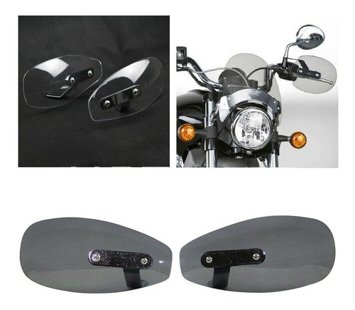 Imagen 3 de 10 de Cubrepuños Universales (handguards) Motos O Scooters Honda Pulsar Suzuki Ktm Yamaha