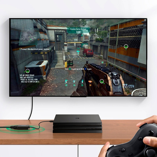 Imagen 6 de 6 de Adaptador Video Ugreen Hdmi A Vga 1080 Fhd Audio Video 25cm