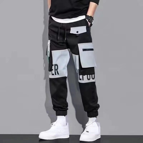 Pantalones Cargo Casual Harem Joggers Hip Hop Para Hombres