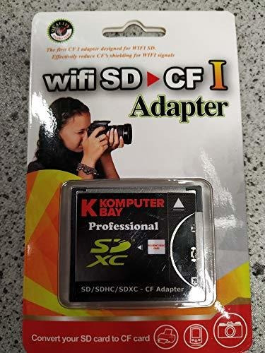 Imagen 1 de 2 de Komputerbay Slim Cf Adapter Sd Sdhc Sdxc Wifi-sd Eyefi A