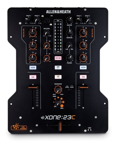 Allen And Heath Xone 23c Mixer 2 Canales Dj Placa De Audio