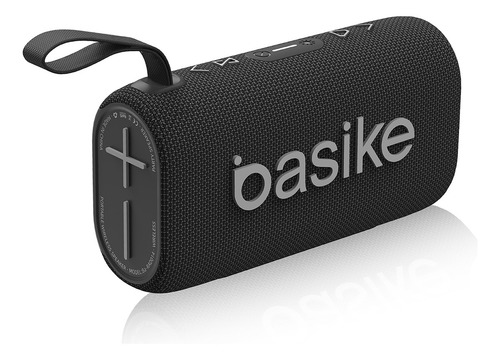 Caixa de Som Basike Ba-RAD014 Portatil Bluetooth Ipx7 Tws com Rgb Cor Preto 110v/220v
