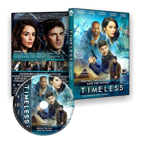 Série Timeless Completa Dublada 28 Eps. 2 Boxes 10 Dvd