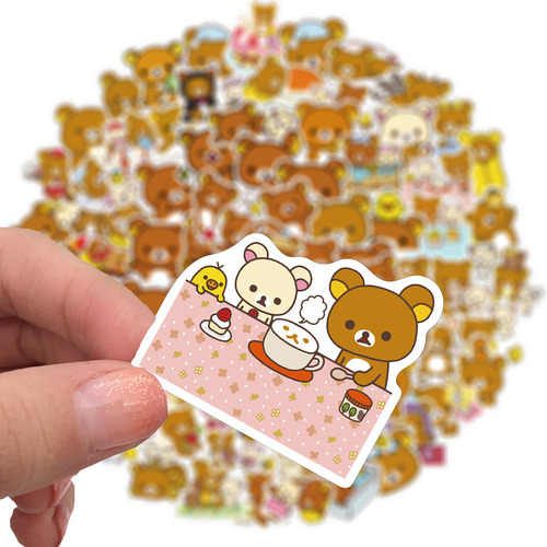 - Juego De 100 Pegatinas Con Dibujos Animados Del Oso