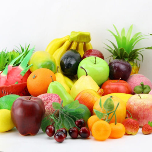 Diversas Frutas Artificiales Para La Decoración Del Hogar