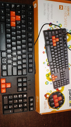 Teclado Gamer Multimedia Reforzado Usb