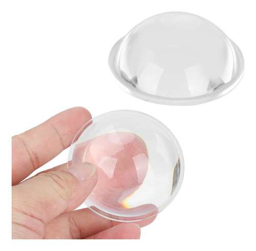 Lente De Vidro Convexa De 60 Mm De Diâmetro Led Emprestada