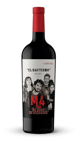 Vino El Bautismo Malbec X 750cc.