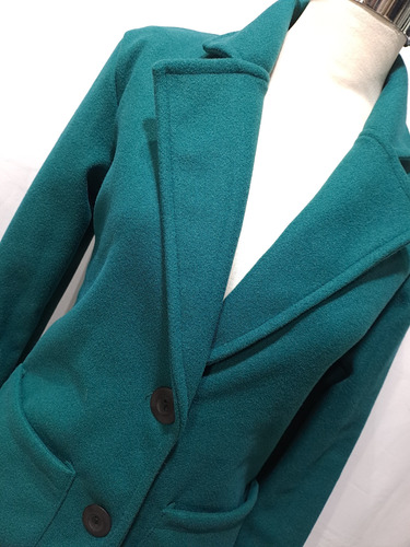 Blazer Saco Tapado Paño Elastizado Abrigo Talle Grande