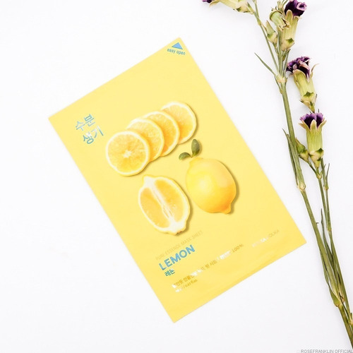 Mascarilla Facial Corea Holika Pure Essence Limon Vitamina C