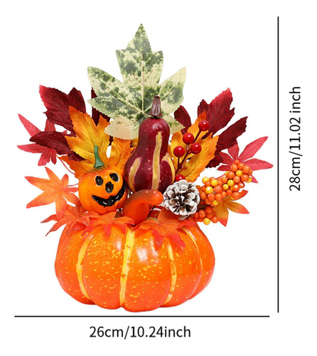 Centro De Mesa Con Adornos De Calabazas De Estilo I