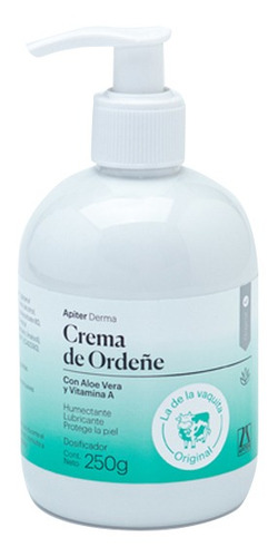 Crema De Ordeñe Apiter® 250g Con Aloe Y Vit. A (dosificador)