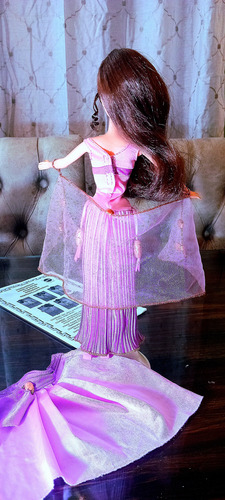 Muñeca Disney Megara Vestido Mágico Mattel Año 1996 (Usado)