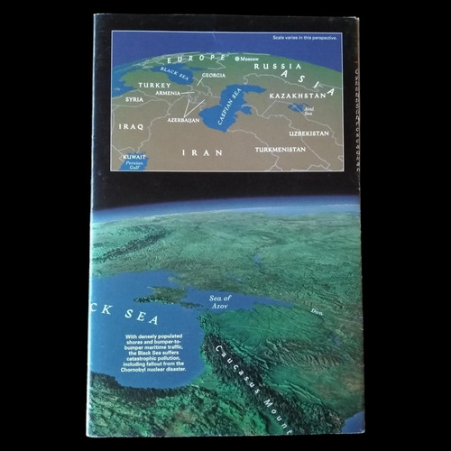 Antigo Raro Mapa Do Mar Caspio 20226 Rrdeco (Usado)