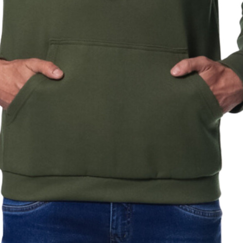 Blusa Masculina Moletom Casaco Blusão Canguru Com Nf