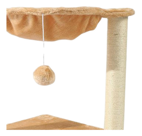 Poste Arranhador Para Gato Interativo Bola De Brinquedo Para
