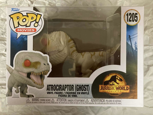 Atrociraptor Ghost 1205 Jurassic World Dominion Funko Pop