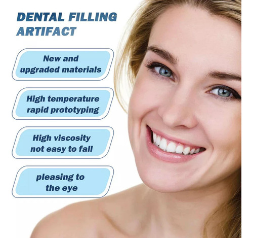 Caries Y Costura De Dientes Rotos Con Resina Plástica De Gut