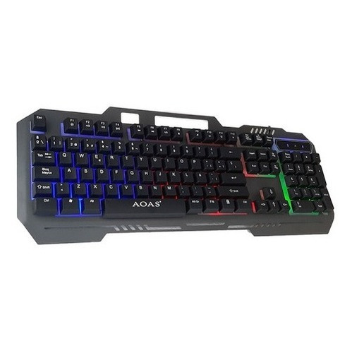 Teclado Gamer Luminoso Aoas M-888 De Metal