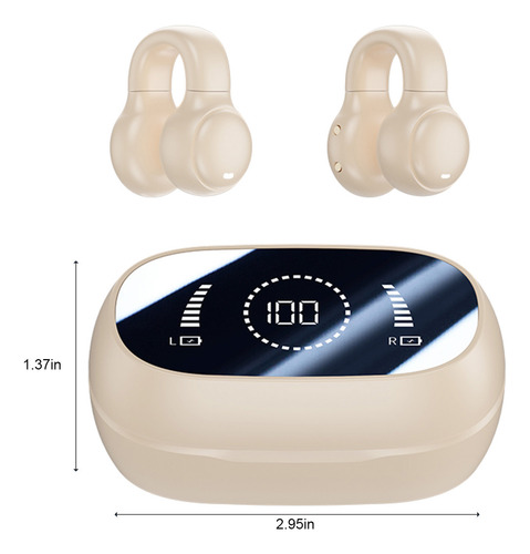 Fone De Ouvido Bluetooth Sem Fio N Ture Com Tela Led De 5,3