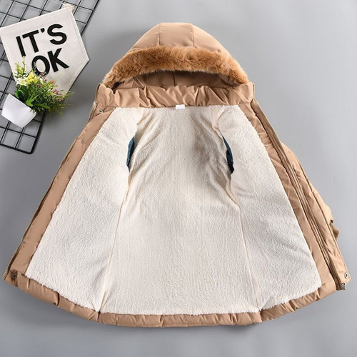Chaqueta Con Capucha Para Niñas, Abrigo A Prueba De Viento