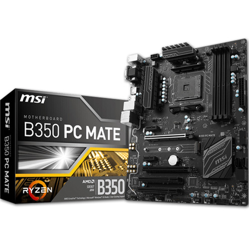 Motherboard Msi B350 Mate Am4 Ddr4 Hdmi Usb 3.0 Mexx