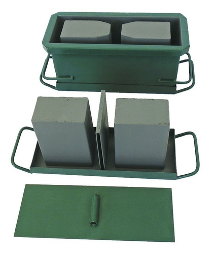 Imagem 2 de 4 de Kit Forma Bloco E Meio Bloco Estrutural 14x19x39 Vazado