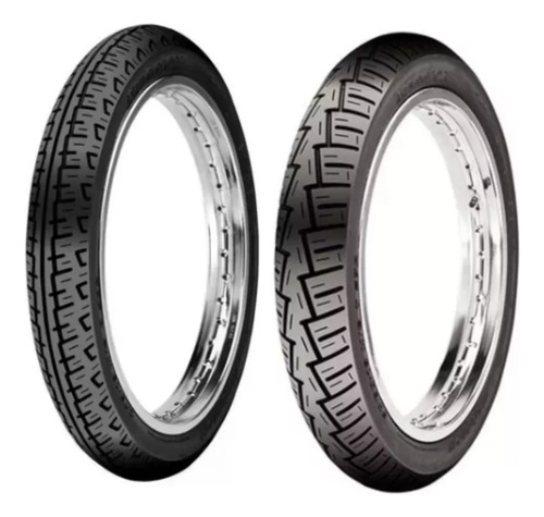 Par Pneu Biz 80/100-14 + 60/100-17 Winner Maggion Com Camera