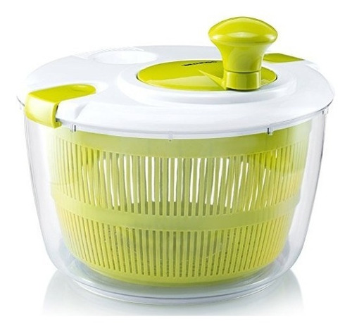 Gourmia Gsa9240 Jumbo Salad Spinner Manual Lechuga Secadora