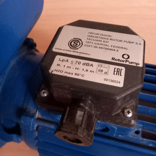 Bomba Autocebante Monoblock Speroni Hg-1 Trifásica 1,5 Hp (Usado)