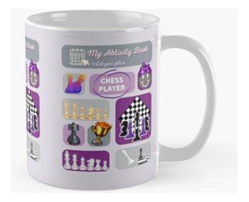 Taza Ajedrez - Mi Libro De Actividades Con Smiley Calidad Pr