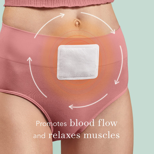 Adesivos De Aquecimento Rael Heating Pad Para Cólicas Menstr