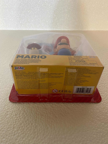 Mario With Super Mushroom Figura 10cm Super Mario Nintendo
