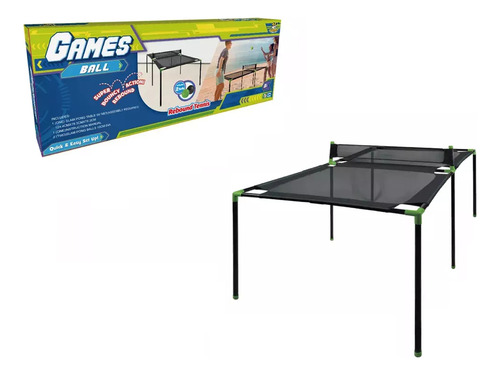Juego Ping Pong De Mano Elástico Mesa Adaptable 2 Pelotas