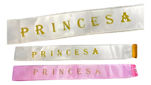 Cotillón Banda Princesa Rosa - Modelo Princesa Rosa