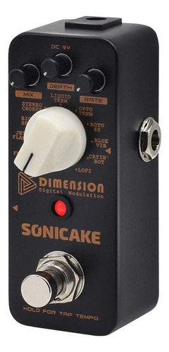 Pedal De Efectos De Guitarra De Modulación Sonicake 5th Dime