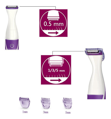 Depiladora Mujer,5 En 1 Para Vello Facial,axilas,área Bikini