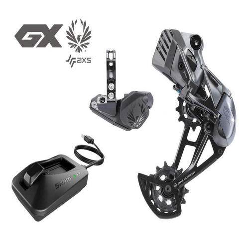 Imagem 1 de 7 de Kit Upgrade Sram Gx Eagle Axs 1x12v Eletrônico 2021
