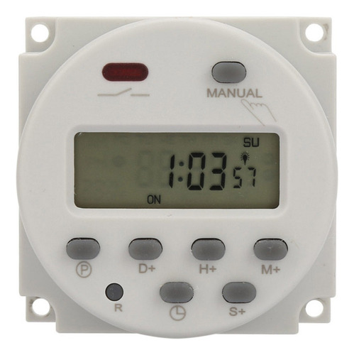 . Interruptor Temporizador Programable 7 Días 1s~168h 5va