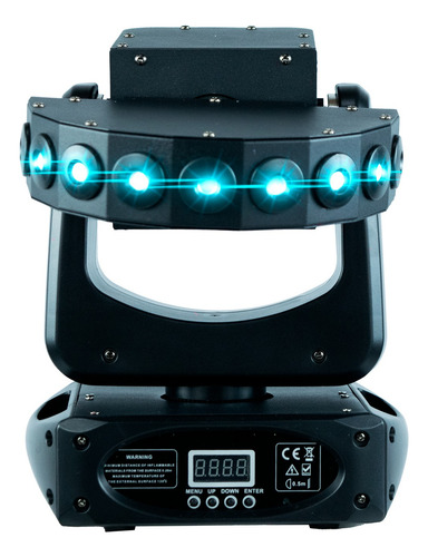 Cabeza Laser Giratorio 9 Salidas Rgb Smr Pro Zigma Dmx Dj