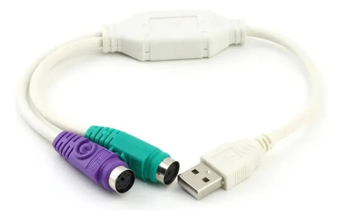 Convertidor Cable De Ps2 A Usb, Mouse, Teclado Antiguos
