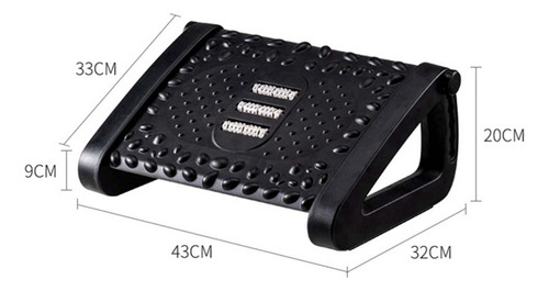 Taburete Para Reposapiés, Plataforma Ajustable Para Los Pies
