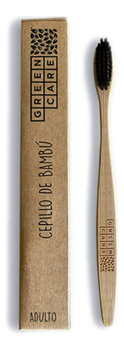 Cepillo Negro De Bambu Para Adulto - Greencare