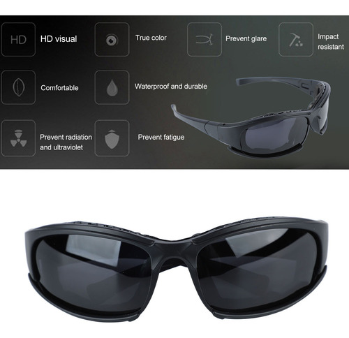 Gafas Polarizadas Para Motocicleta, Lentes Militares Para Co
