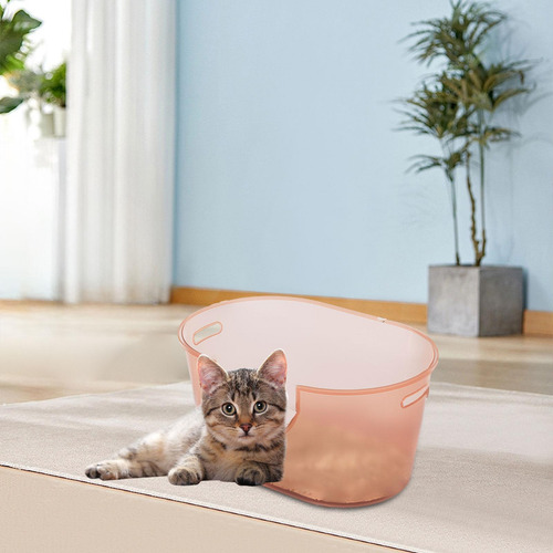 Baño De Gatos Abiertos, Campos De Lámina De Rosa Sucio