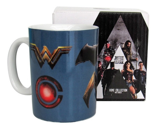 Mini Caneca Porcelana 135ml Liga Da Justiça - Dc Original