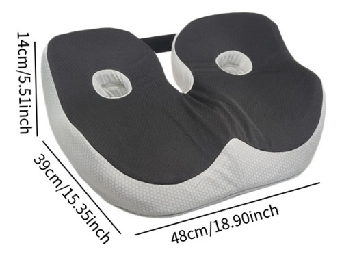 Cojín De Espuma Viscoelástica, Cojín Para Asiento, Negro