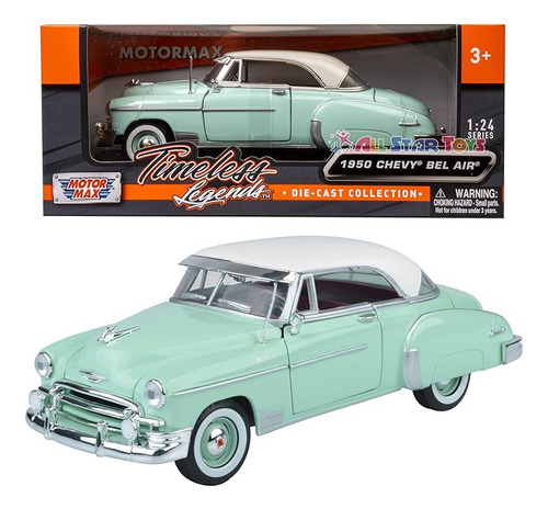 1950 Chevy Bel Verde American 73268 Modelo Automóvil Fundido