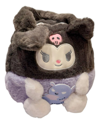 Bolso De Mano Cartera Kuromi Redondo